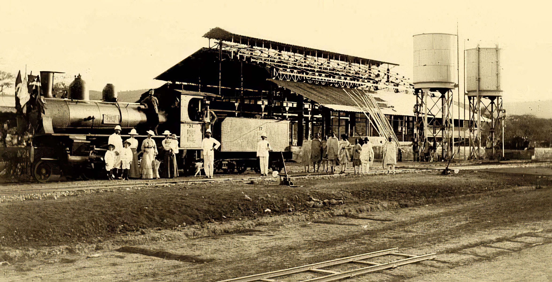 Вокзал в Дире-Дауа во времена Гумилёва