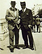 Михаил Ларионов и Сергей Дягилев. Сан-Себастьян, Испания. 1916. Отдел рукописей ГТГ