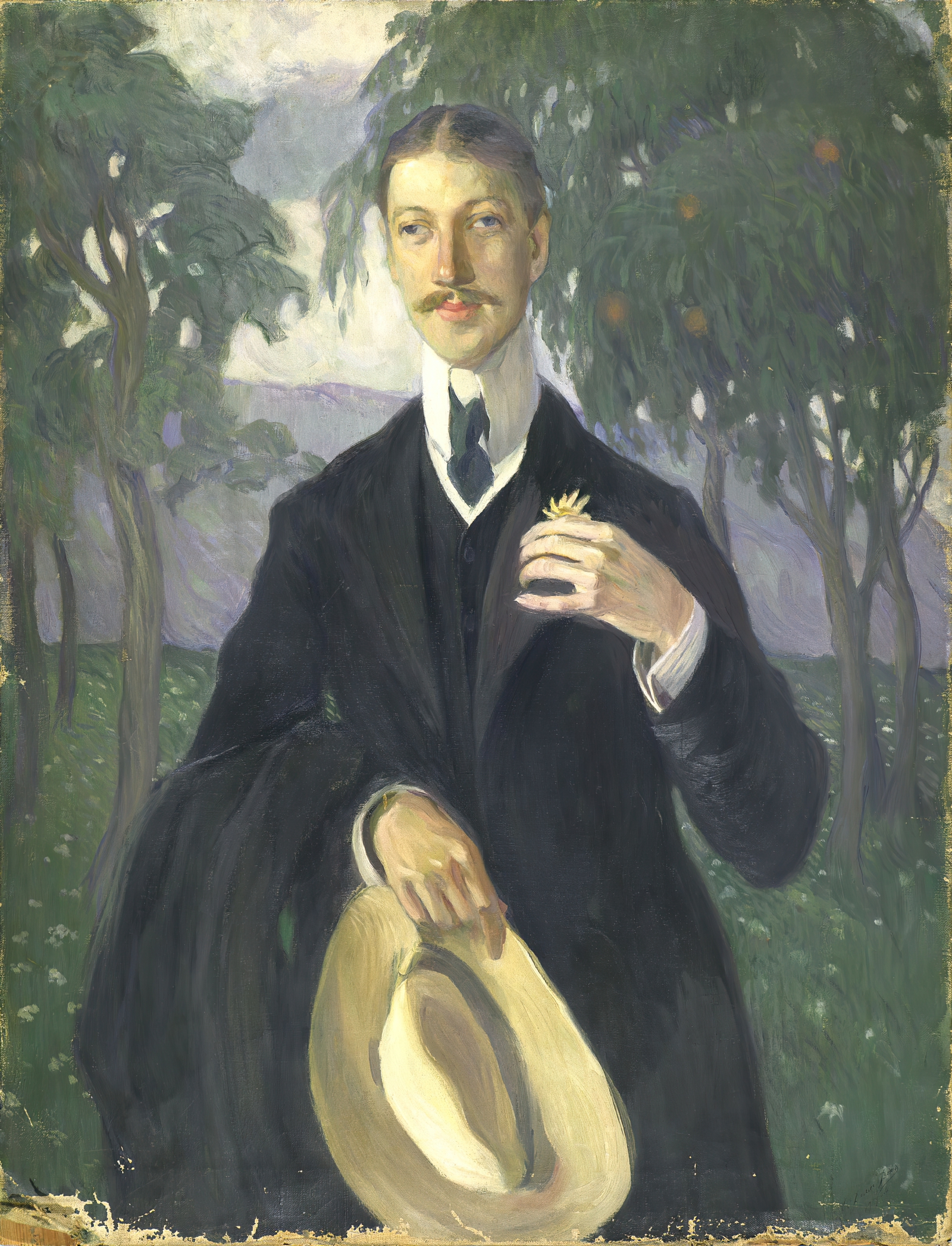 «Портрет поэта Гумилева», 1909 год